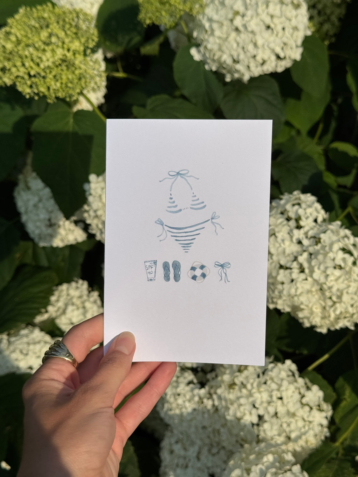 Freshwater Study Blank Card