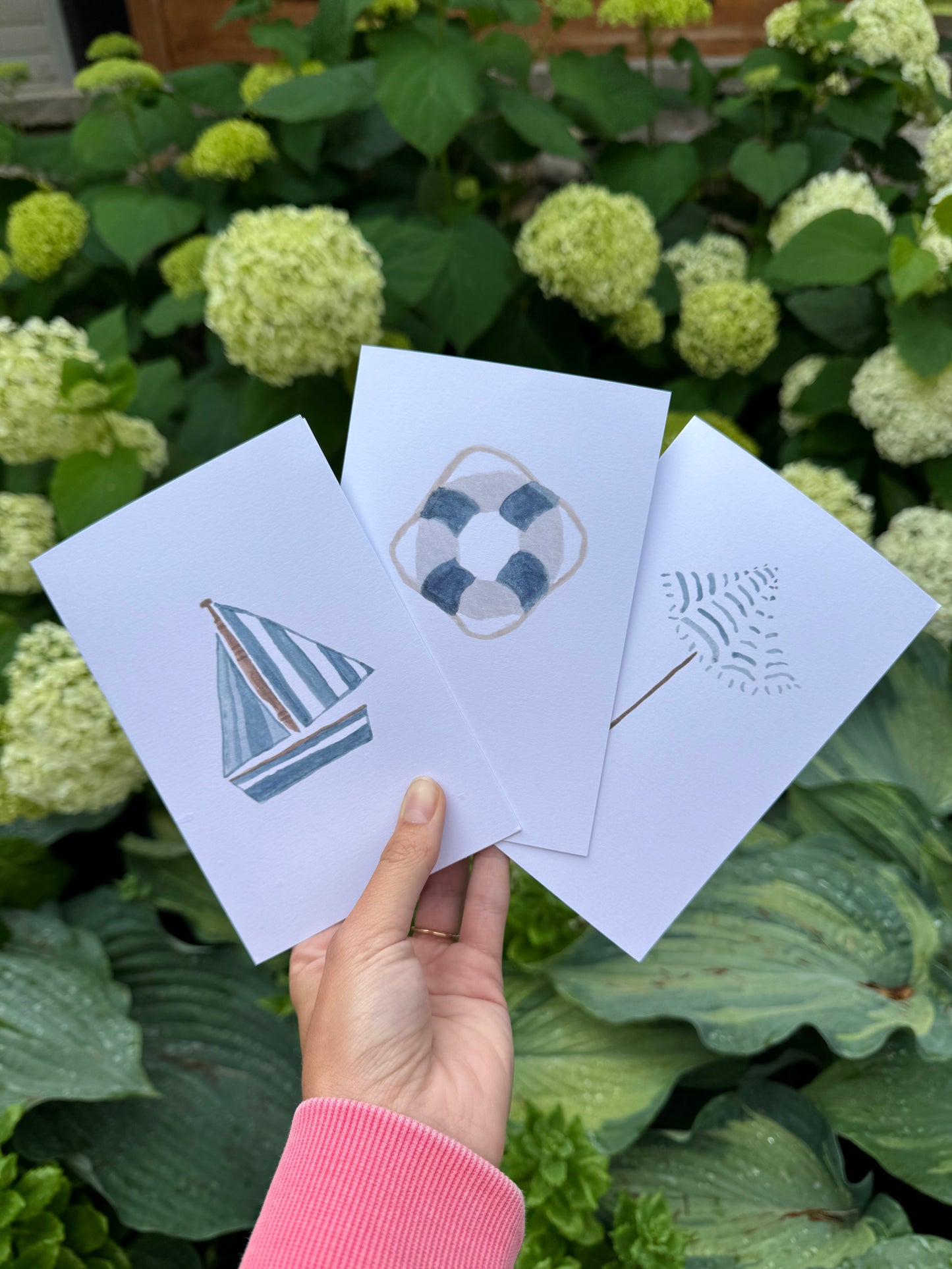 Open Water Blank Card