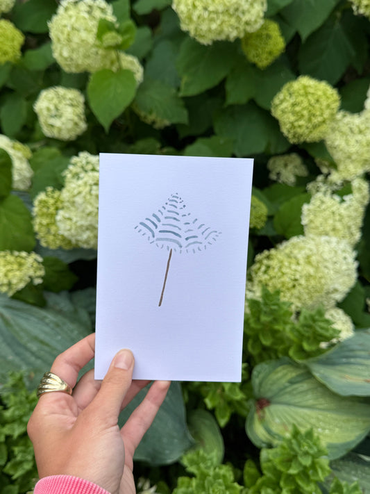 Quiet Shade Blank Card