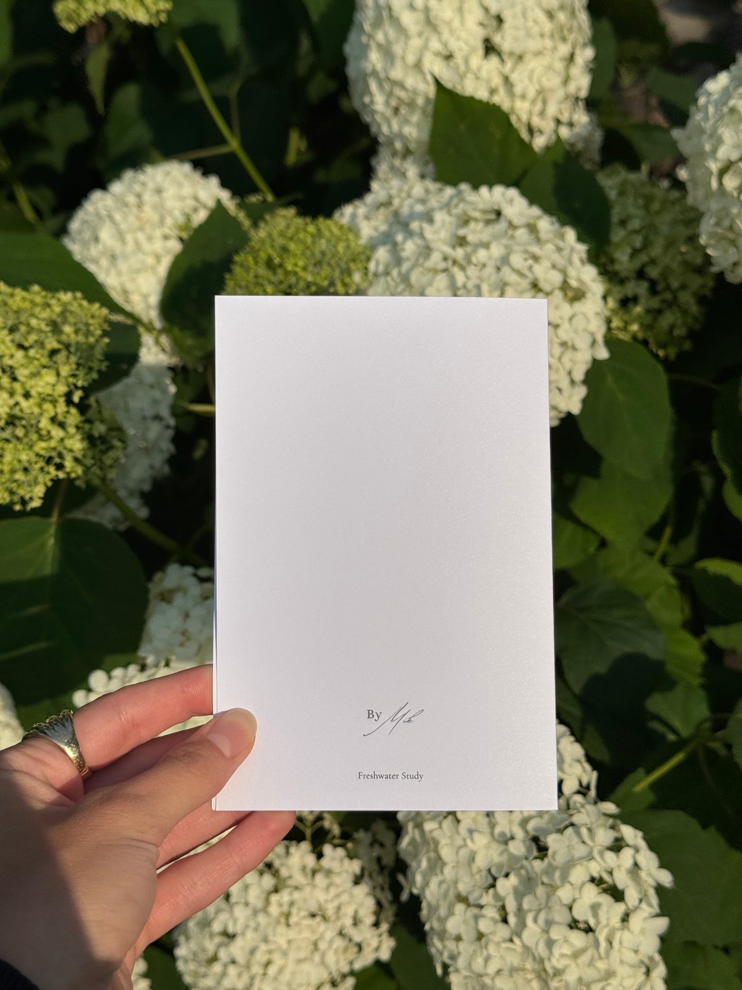 Freshwater Study Blank Card