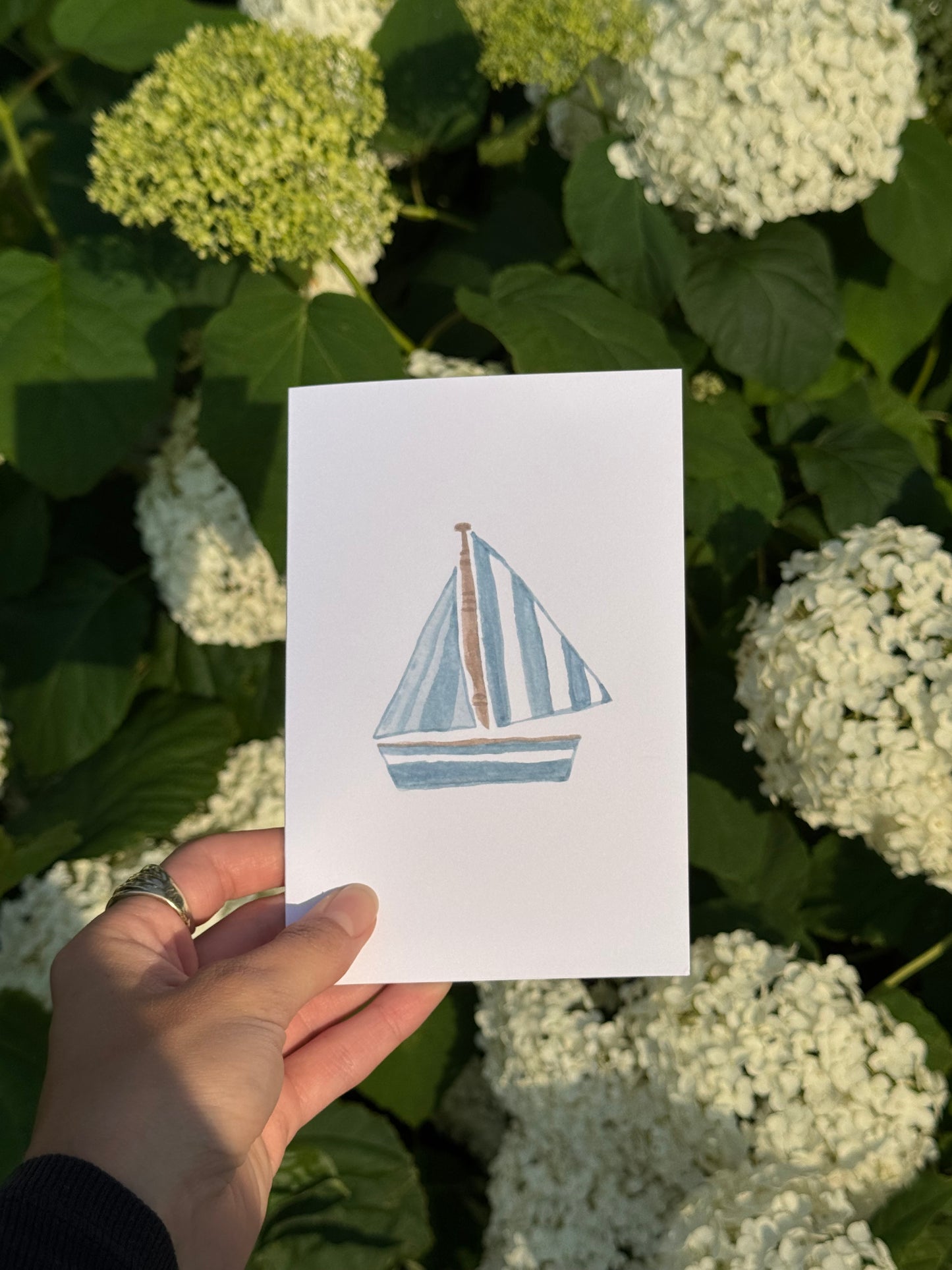 Open Water Blank Card