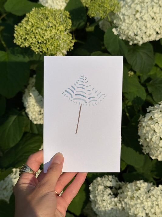 Quiet Shade Blank Card