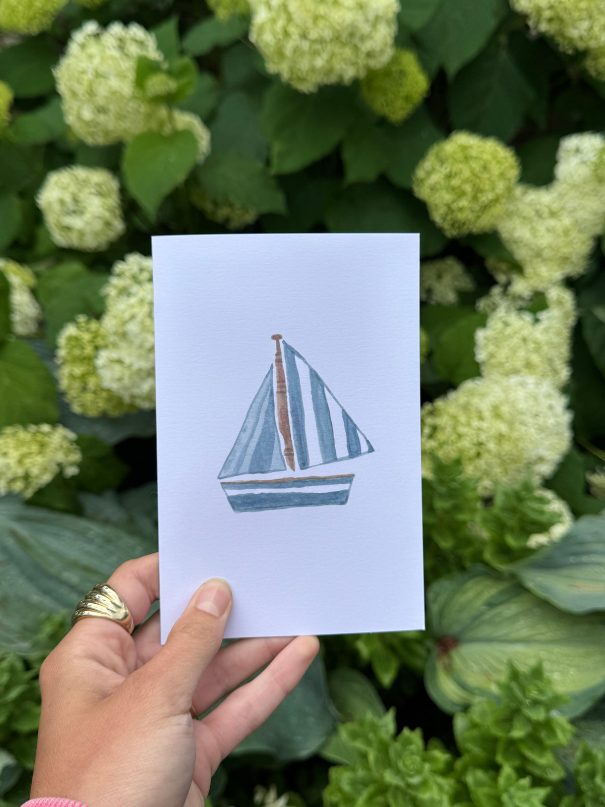 Open Water Blank Card