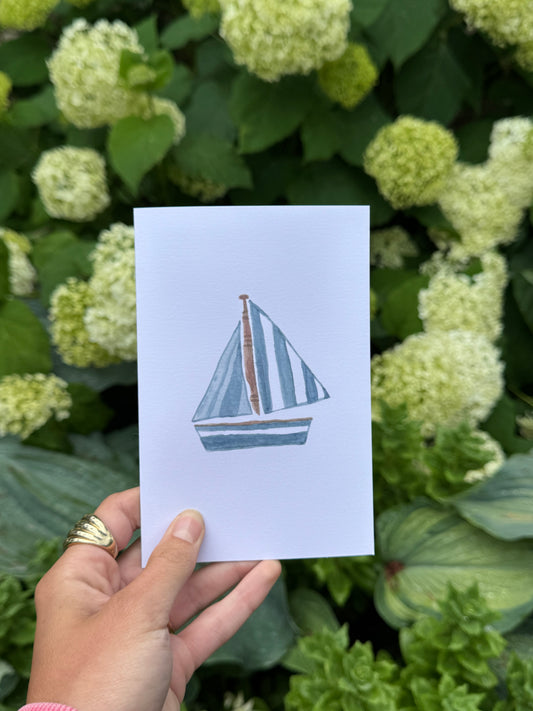 Open Water Blank Card