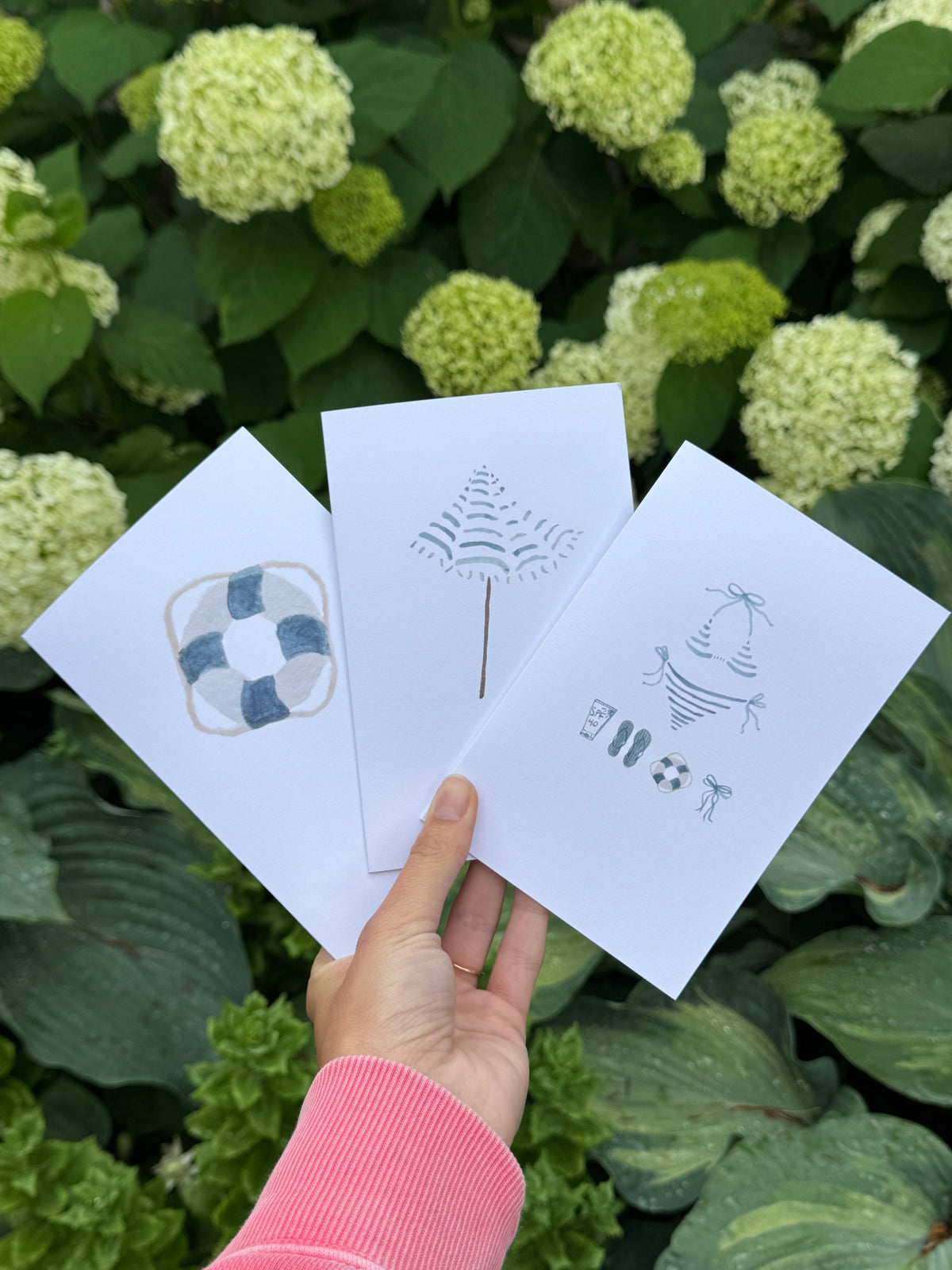 Quiet Shade Blank Card