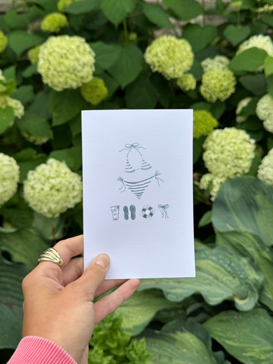 Freshwater Study Blank Card