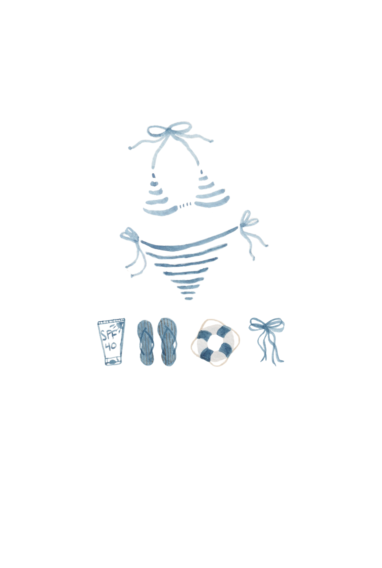 Freshwater Study Blank Card