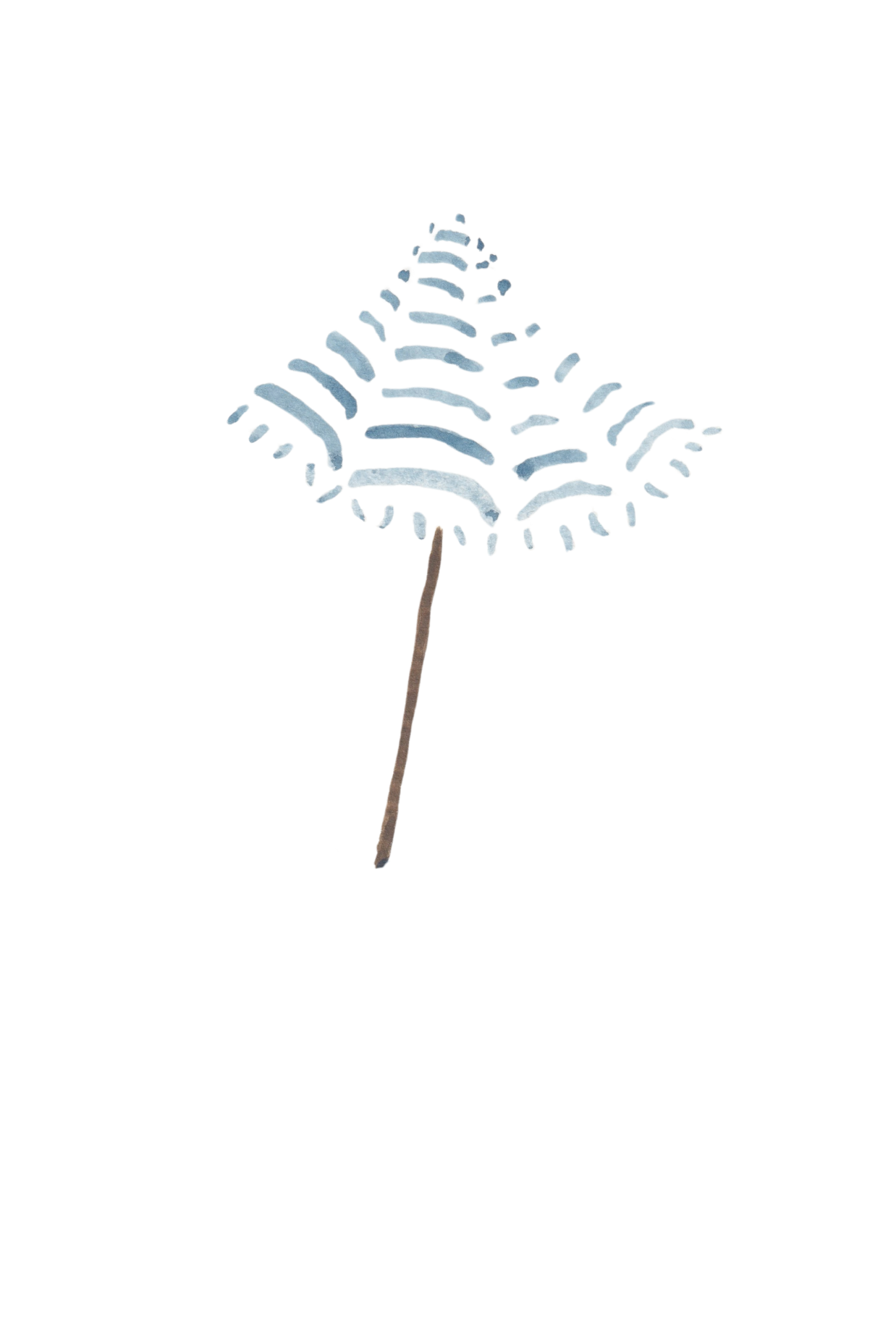 Quiet Shade Blank Card